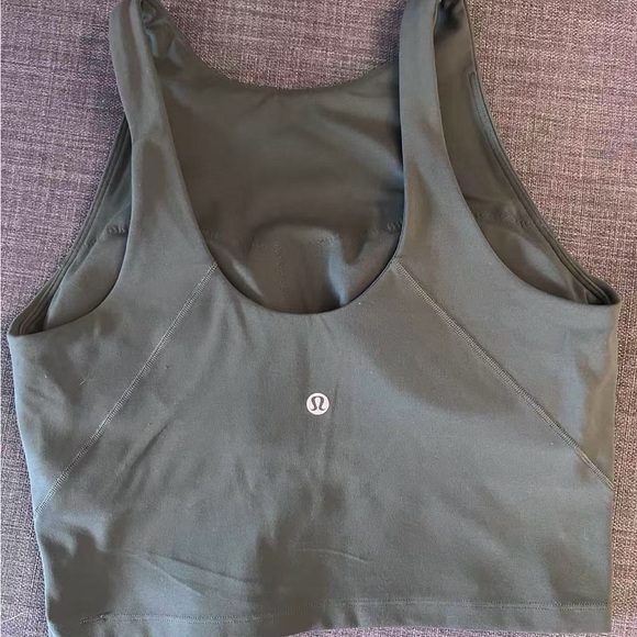 lululemon athletica Other - lululemon Align High neck Olive Green Sports Bra SIZE 6